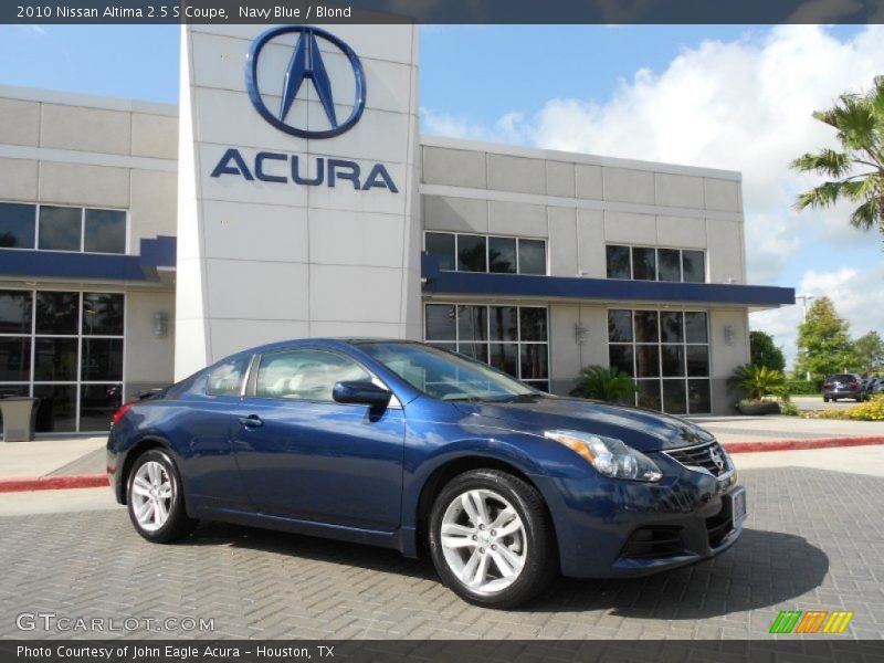 Navy Blue / Blond 2010 Nissan Altima 2.5 S Coupe