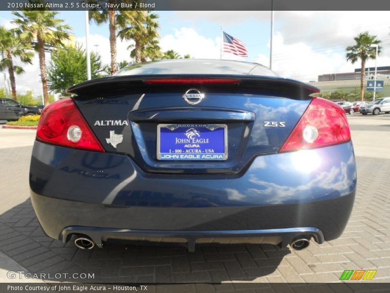 Navy Blue / Blond 2010 Nissan Altima 2.5 S Coupe