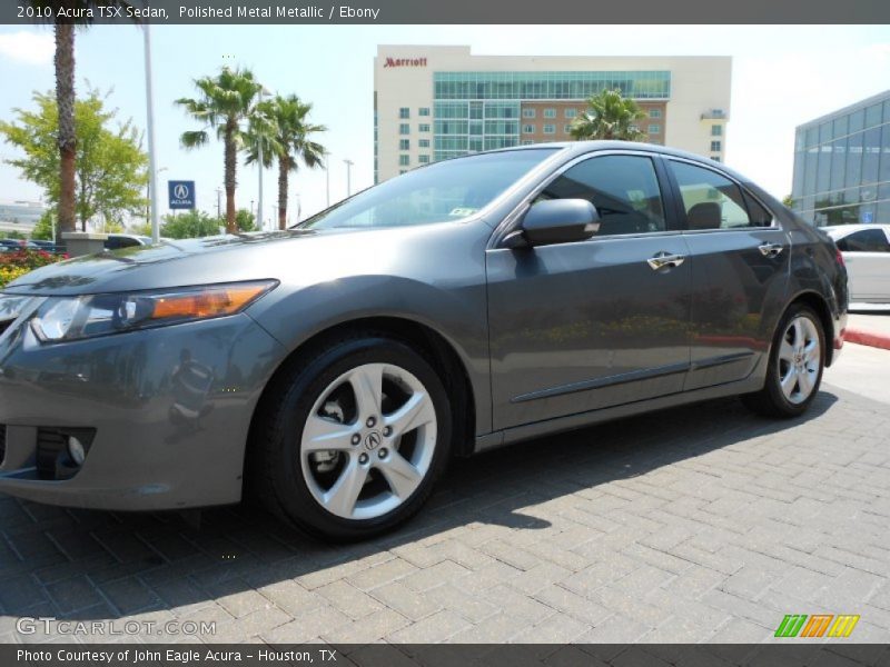 Polished Metal Metallic / Ebony 2010 Acura TSX Sedan