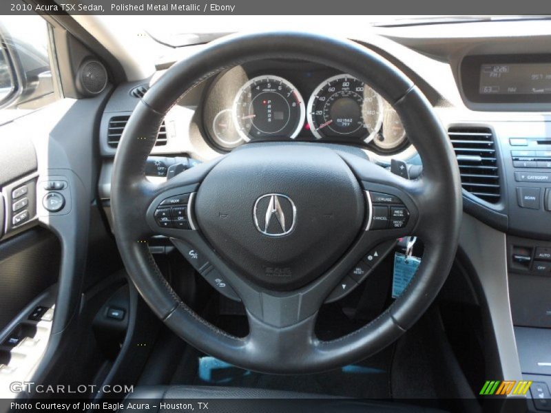 Polished Metal Metallic / Ebony 2010 Acura TSX Sedan