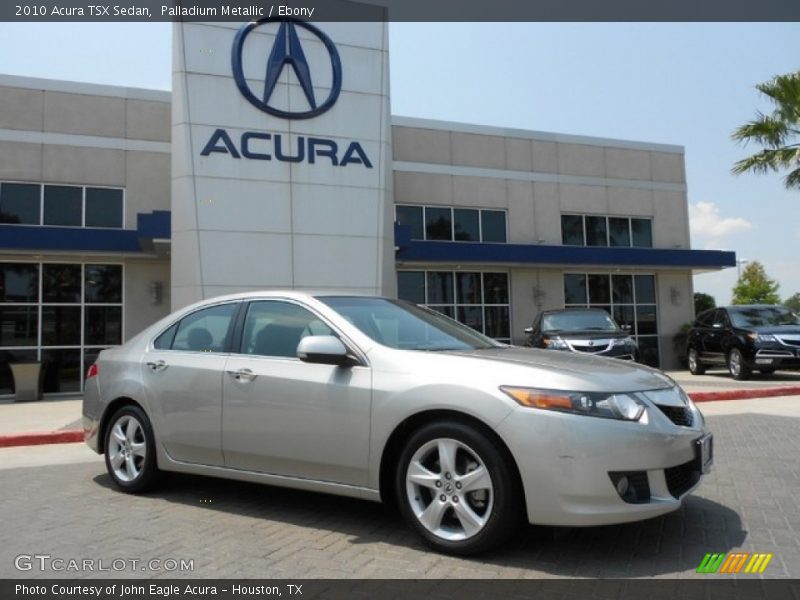Palladium Metallic / Ebony 2010 Acura TSX Sedan