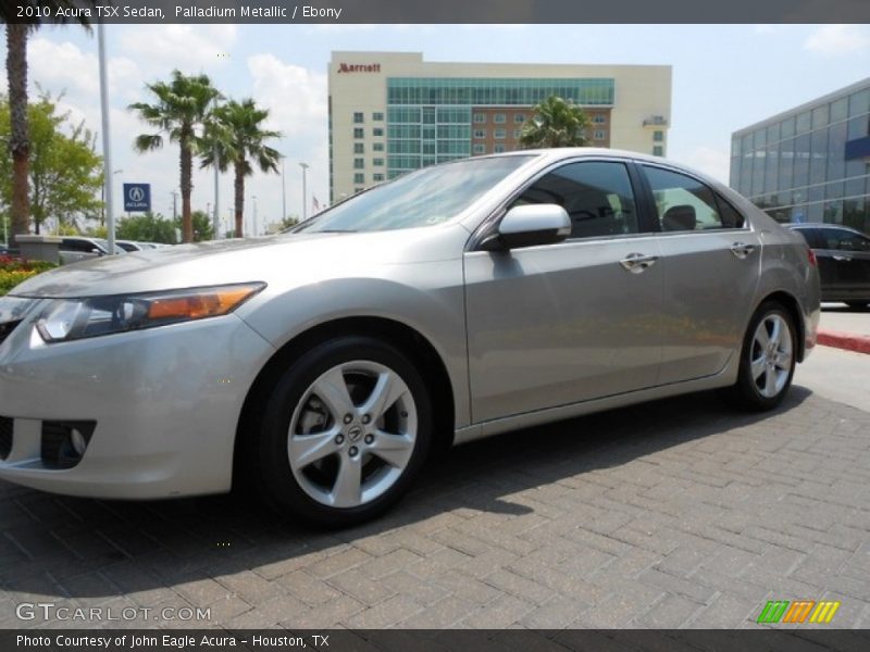 Palladium Metallic / Ebony 2010 Acura TSX Sedan