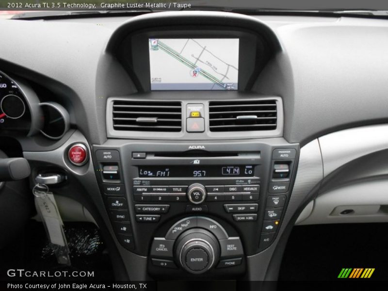 Graphite Luster Metallic / Taupe 2012 Acura TL 3.5 Technology