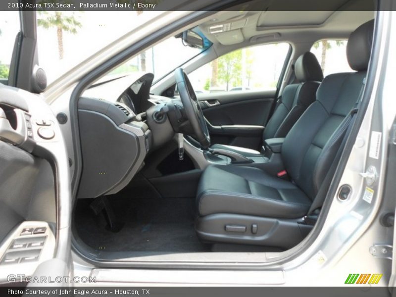 Palladium Metallic / Ebony 2010 Acura TSX Sedan