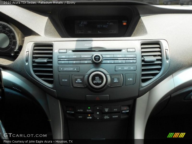 Palladium Metallic / Ebony 2010 Acura TSX Sedan
