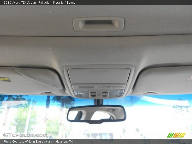 Palladium Metallic / Ebony 2010 Acura TSX Sedan