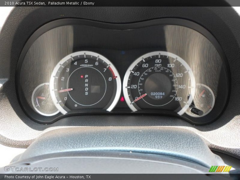 Palladium Metallic / Ebony 2010 Acura TSX Sedan