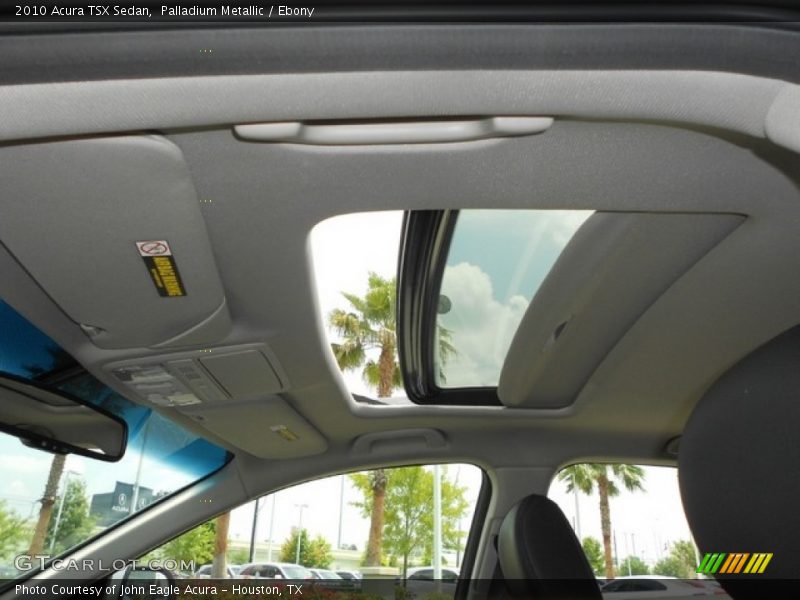 Palladium Metallic / Ebony 2010 Acura TSX Sedan