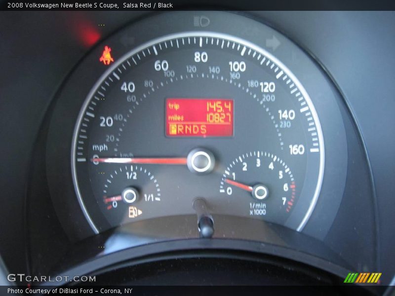Salsa Red / Black 2008 Volkswagen New Beetle S Coupe