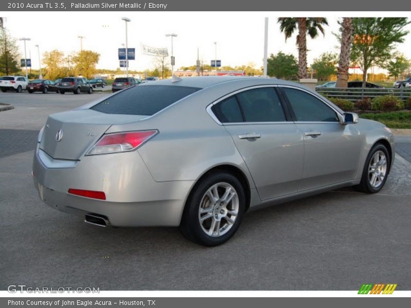 Palladium Silver Metallic / Ebony 2010 Acura TL 3.5