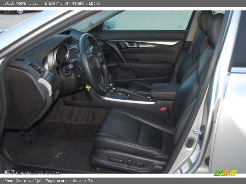 Palladium Silver Metallic / Ebony 2010 Acura TL 3.5