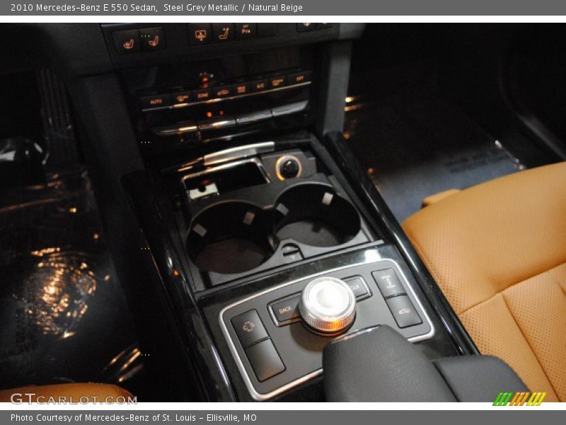 Steel Grey Metallic / Natural Beige 2010 Mercedes-Benz E 550 Sedan