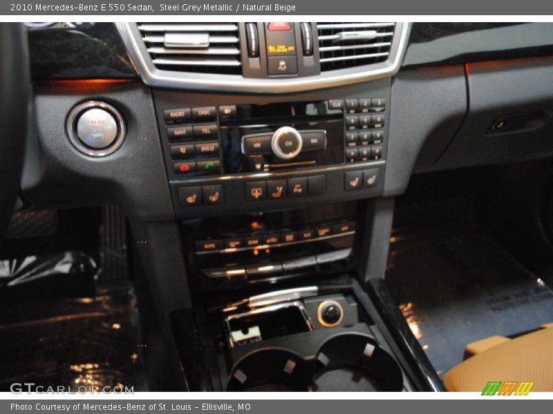 Steel Grey Metallic / Natural Beige 2010 Mercedes-Benz E 550 Sedan