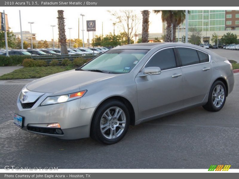 Palladium Silver Metallic / Ebony 2010 Acura TL 3.5