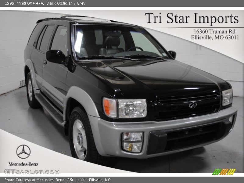 Black Obsidian / Grey 1999 Infiniti QX4 4x4