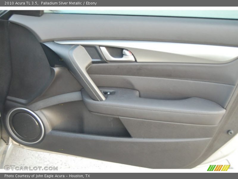 Palladium Silver Metallic / Ebony 2010 Acura TL 3.5