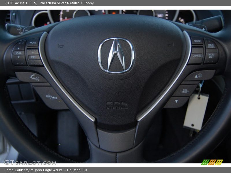 Palladium Silver Metallic / Ebony 2010 Acura TL 3.5