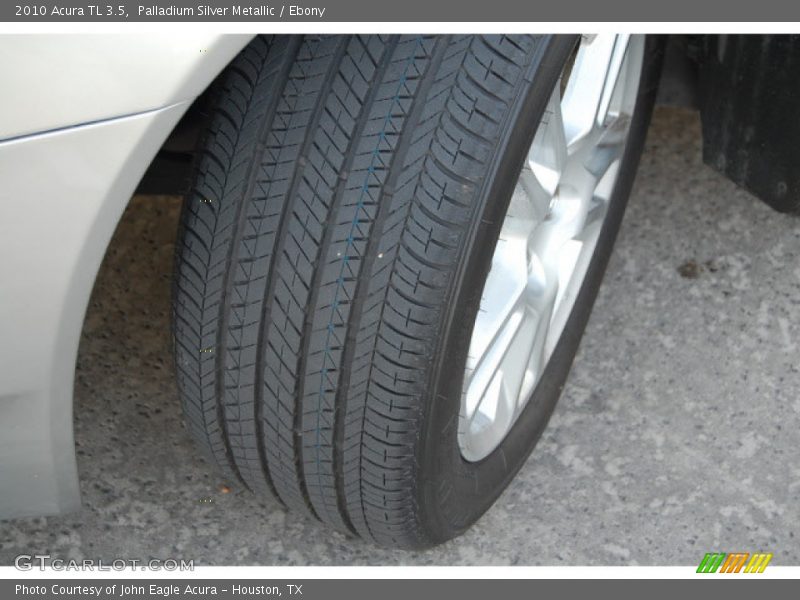Palladium Silver Metallic / Ebony 2010 Acura TL 3.5