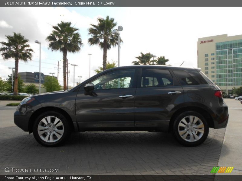 Grigio Metallic / Ebony 2010 Acura RDX SH-AWD Technology