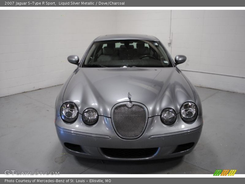 Liquid Silver Metallic / Dove/Charcoal 2007 Jaguar S-Type R Sport