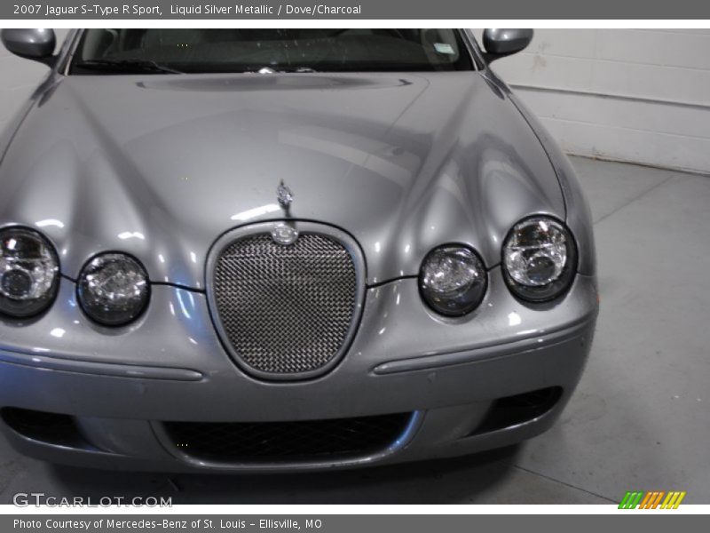 Liquid Silver Metallic / Dove/Charcoal 2007 Jaguar S-Type R Sport