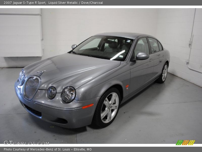 Liquid Silver Metallic / Dove/Charcoal 2007 Jaguar S-Type R Sport