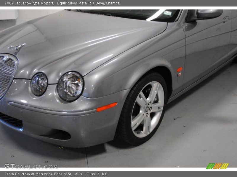 Liquid Silver Metallic / Dove/Charcoal 2007 Jaguar S-Type R Sport