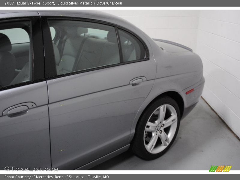 Liquid Silver Metallic / Dove/Charcoal 2007 Jaguar S-Type R Sport