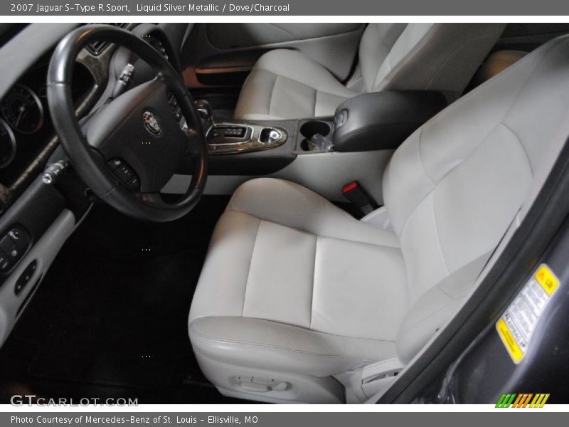 Liquid Silver Metallic / Dove/Charcoal 2007 Jaguar S-Type R Sport