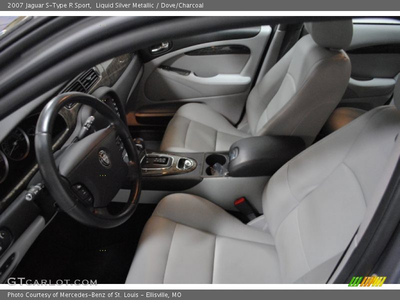 Liquid Silver Metallic / Dove/Charcoal 2007 Jaguar S-Type R Sport