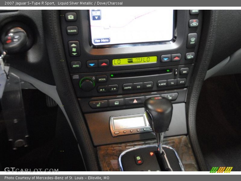 Liquid Silver Metallic / Dove/Charcoal 2007 Jaguar S-Type R Sport