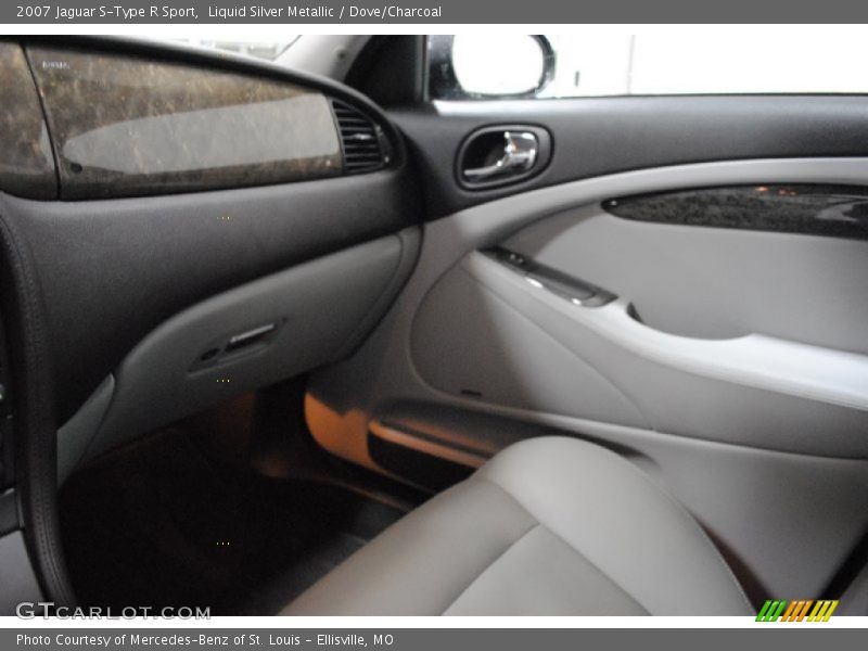 Liquid Silver Metallic / Dove/Charcoal 2007 Jaguar S-Type R Sport