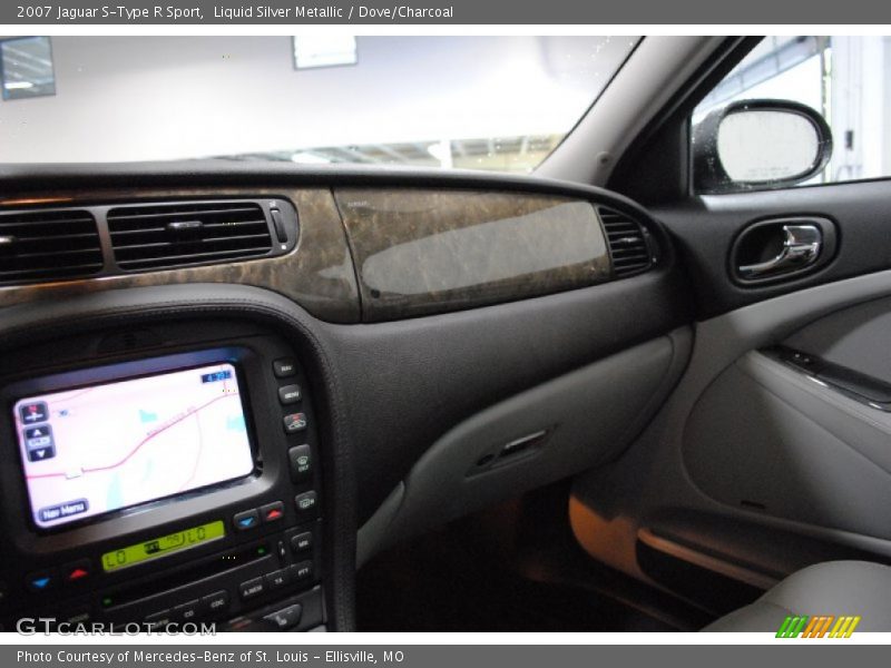 Liquid Silver Metallic / Dove/Charcoal 2007 Jaguar S-Type R Sport