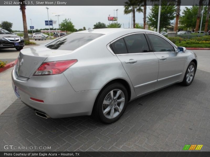 Silver Moon / Ebony 2012 Acura TL 3.5