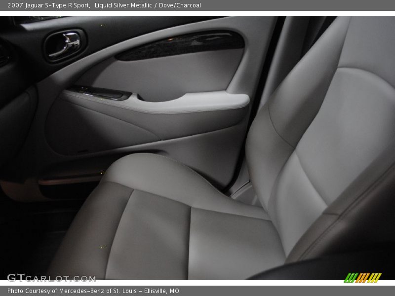 Liquid Silver Metallic / Dove/Charcoal 2007 Jaguar S-Type R Sport