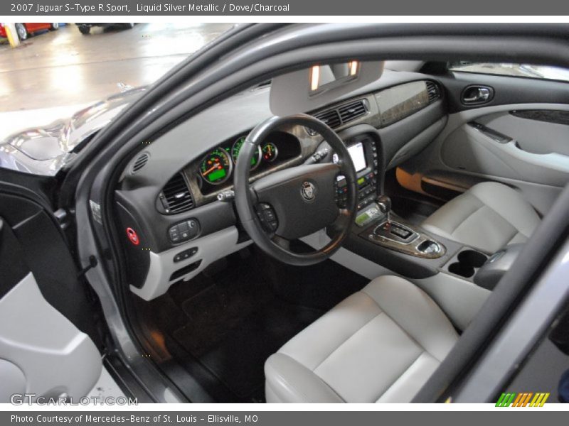  2007 S-Type R Sport Dove/Charcoal Interior