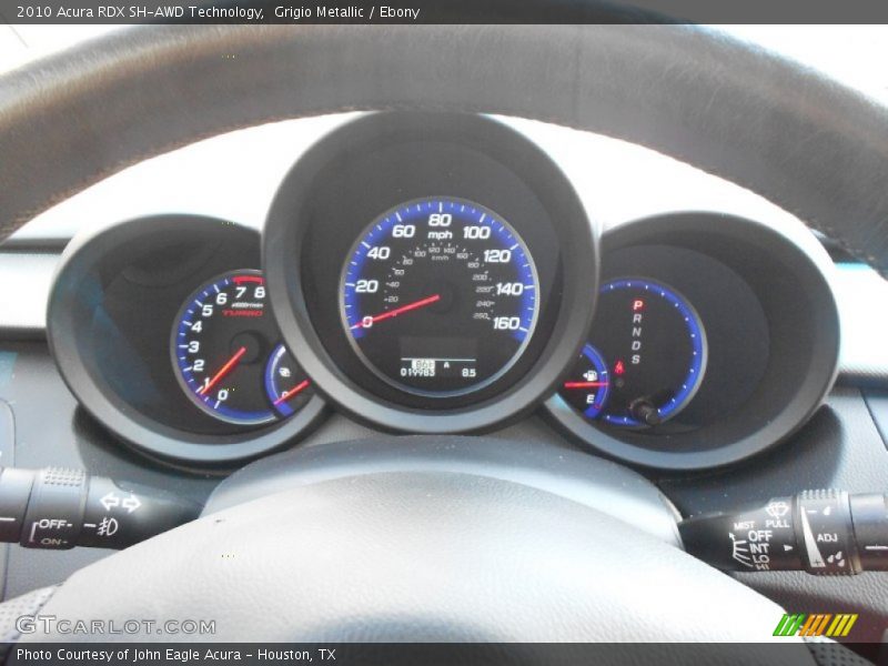 Grigio Metallic / Ebony 2010 Acura RDX SH-AWD Technology