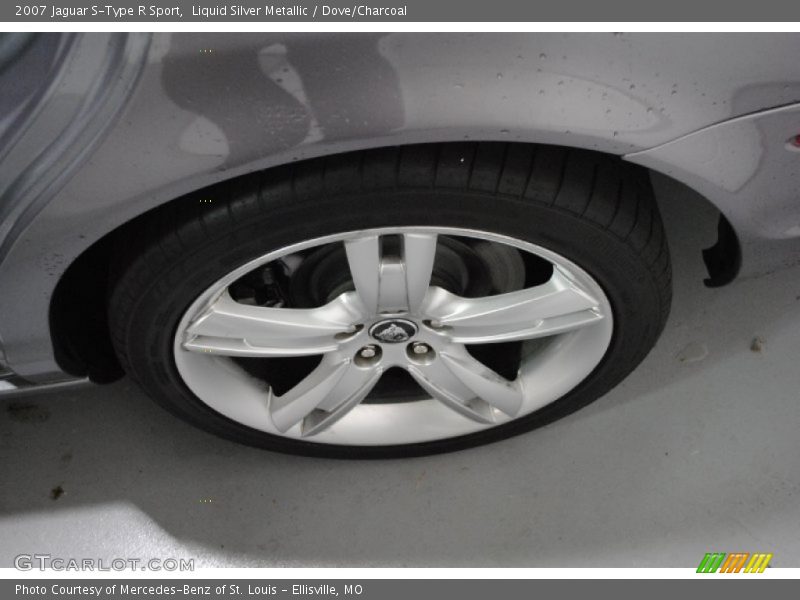 Liquid Silver Metallic / Dove/Charcoal 2007 Jaguar S-Type R Sport