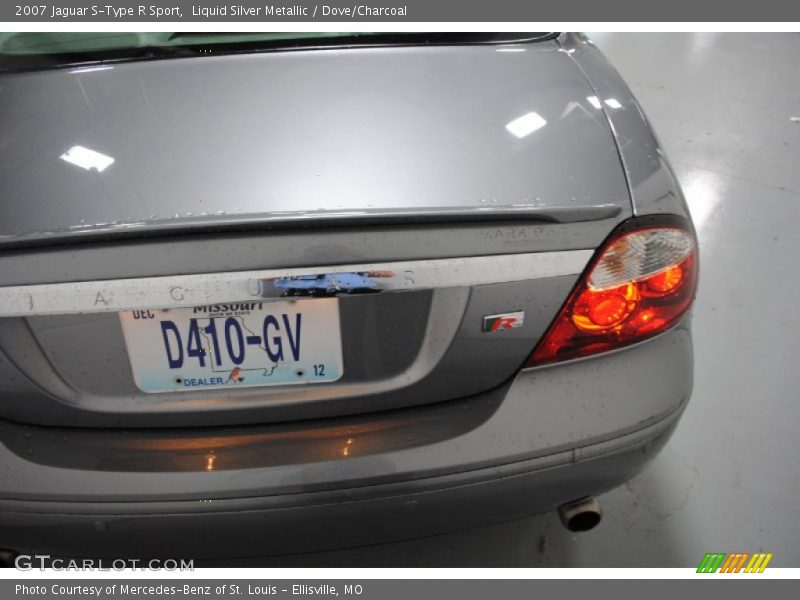 Liquid Silver Metallic / Dove/Charcoal 2007 Jaguar S-Type R Sport