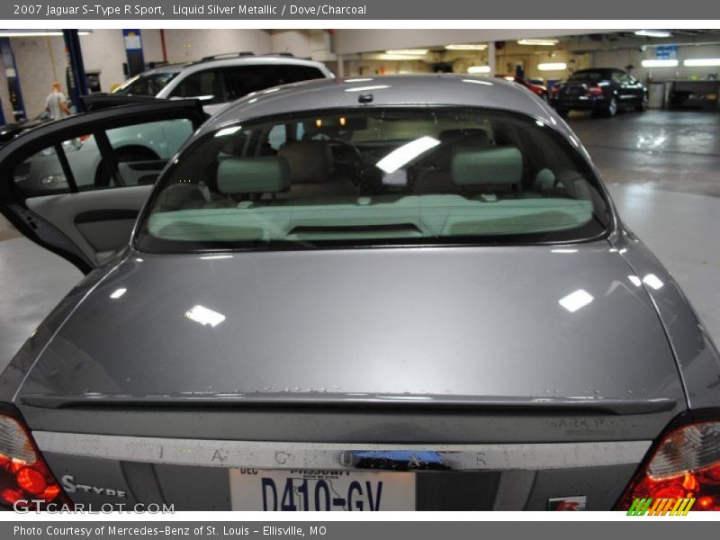 Liquid Silver Metallic / Dove/Charcoal 2007 Jaguar S-Type R Sport