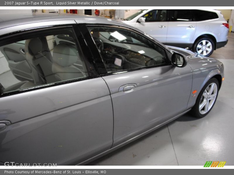 Liquid Silver Metallic / Dove/Charcoal 2007 Jaguar S-Type R Sport