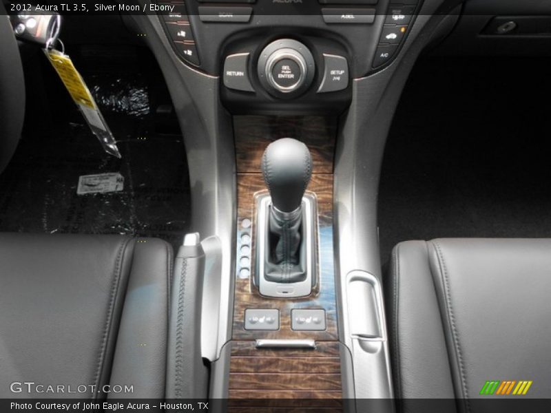 Silver Moon / Ebony 2012 Acura TL 3.5