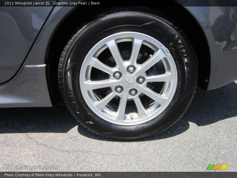 Graphite Gray Pearl / Black 2011 Mitsubishi Lancer ES