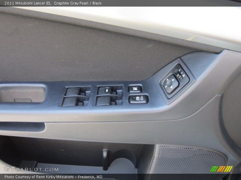 Graphite Gray Pearl / Black 2011 Mitsubishi Lancer ES