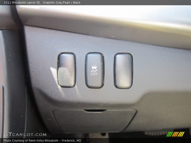 Graphite Gray Pearl / Black 2011 Mitsubishi Lancer ES