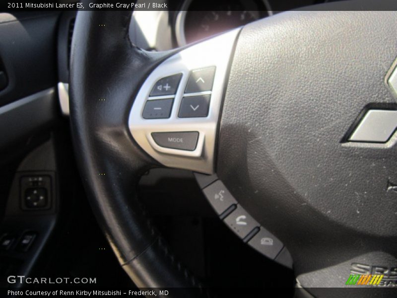 Graphite Gray Pearl / Black 2011 Mitsubishi Lancer ES