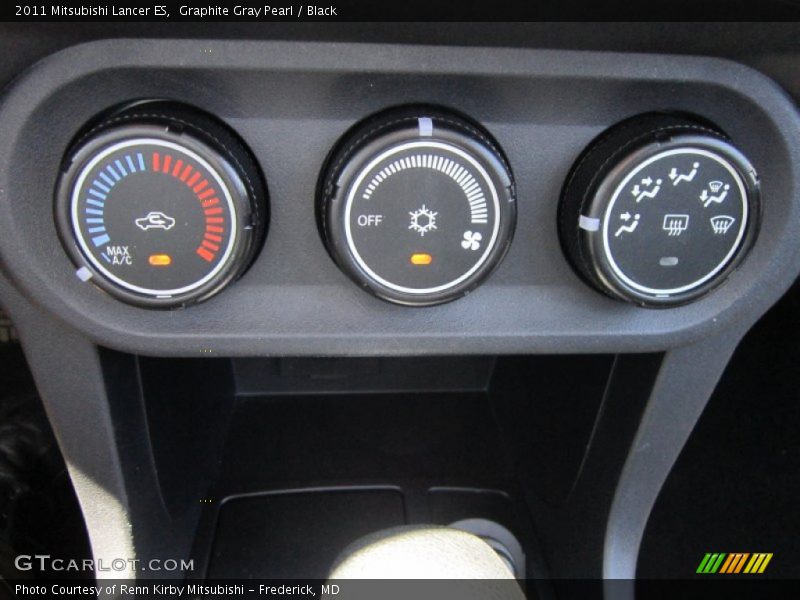 Graphite Gray Pearl / Black 2011 Mitsubishi Lancer ES