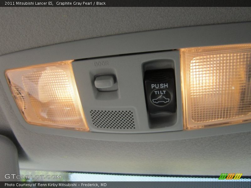 Graphite Gray Pearl / Black 2011 Mitsubishi Lancer ES