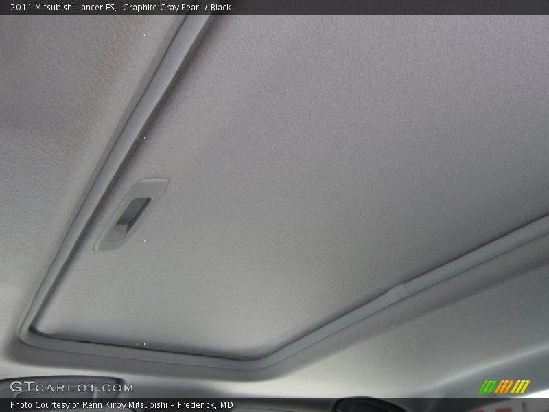 Graphite Gray Pearl / Black 2011 Mitsubishi Lancer ES