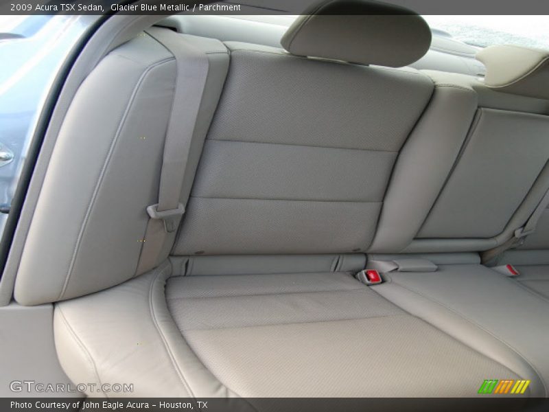 Glacier Blue Metallic / Parchment 2009 Acura TSX Sedan